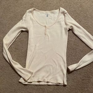 Cream brandy Melville long sleeve